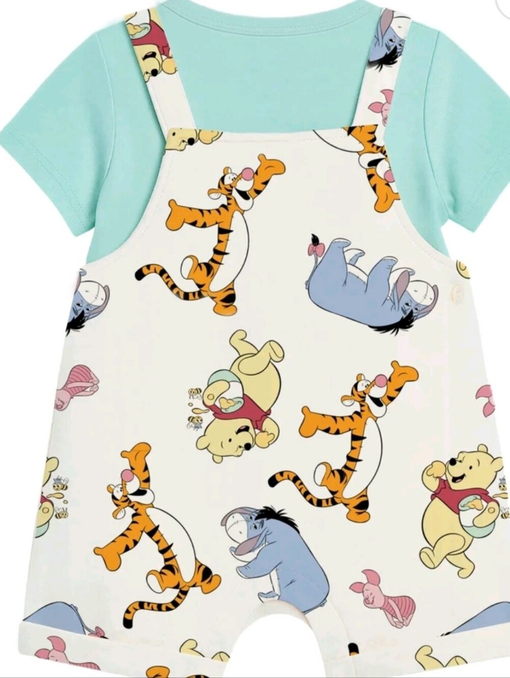 Disney Winnie the Pooh Baby Boy Shortall Set, Sizes